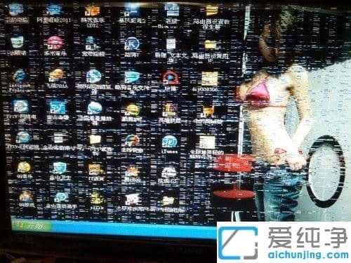 纯净版XP系统出现彩条花屏怎么办